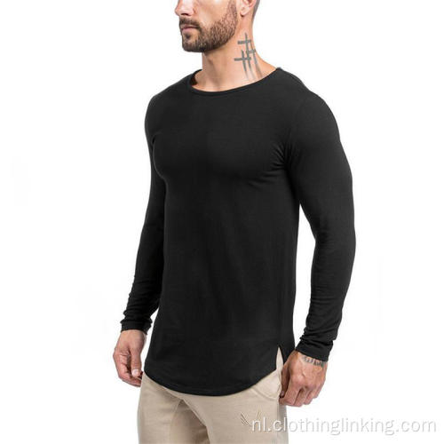 Tech Stretch T-shirt met lange mouwen voor heren